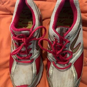 Women's Newton Running Shoes - Pink and White
